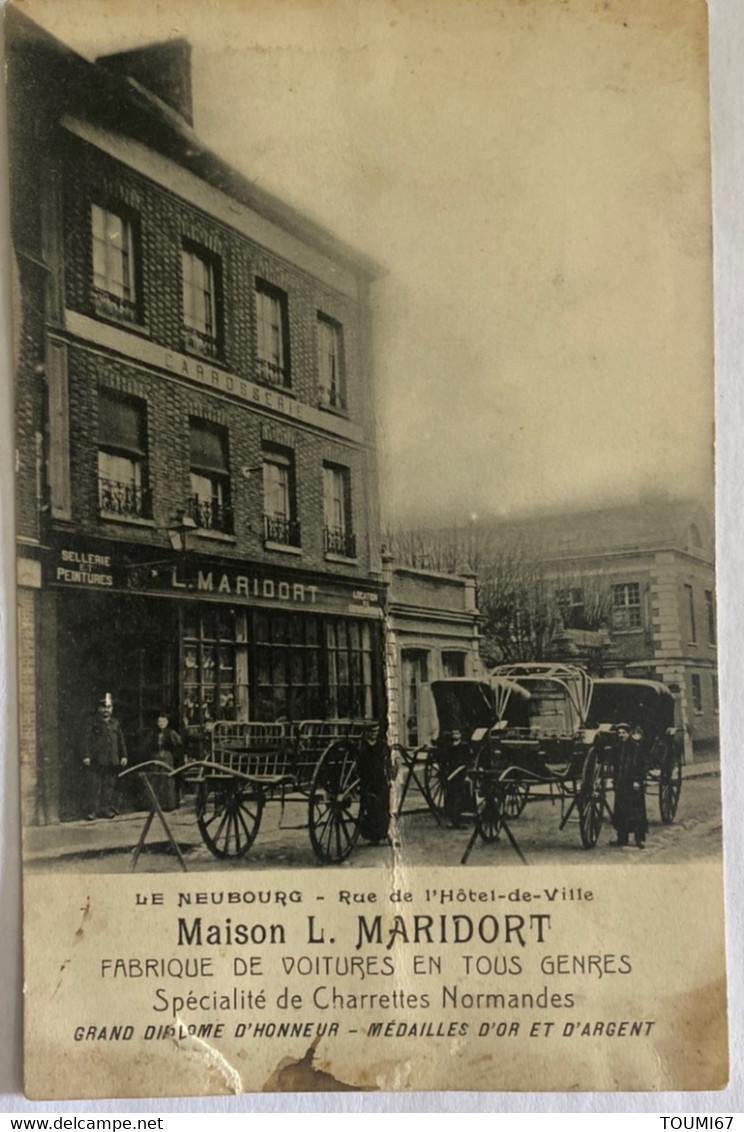 LE NEUBOURG RUE DE L’HOTEL- DE-VILLE MAISON L.MARIDORT - Le Neubourg