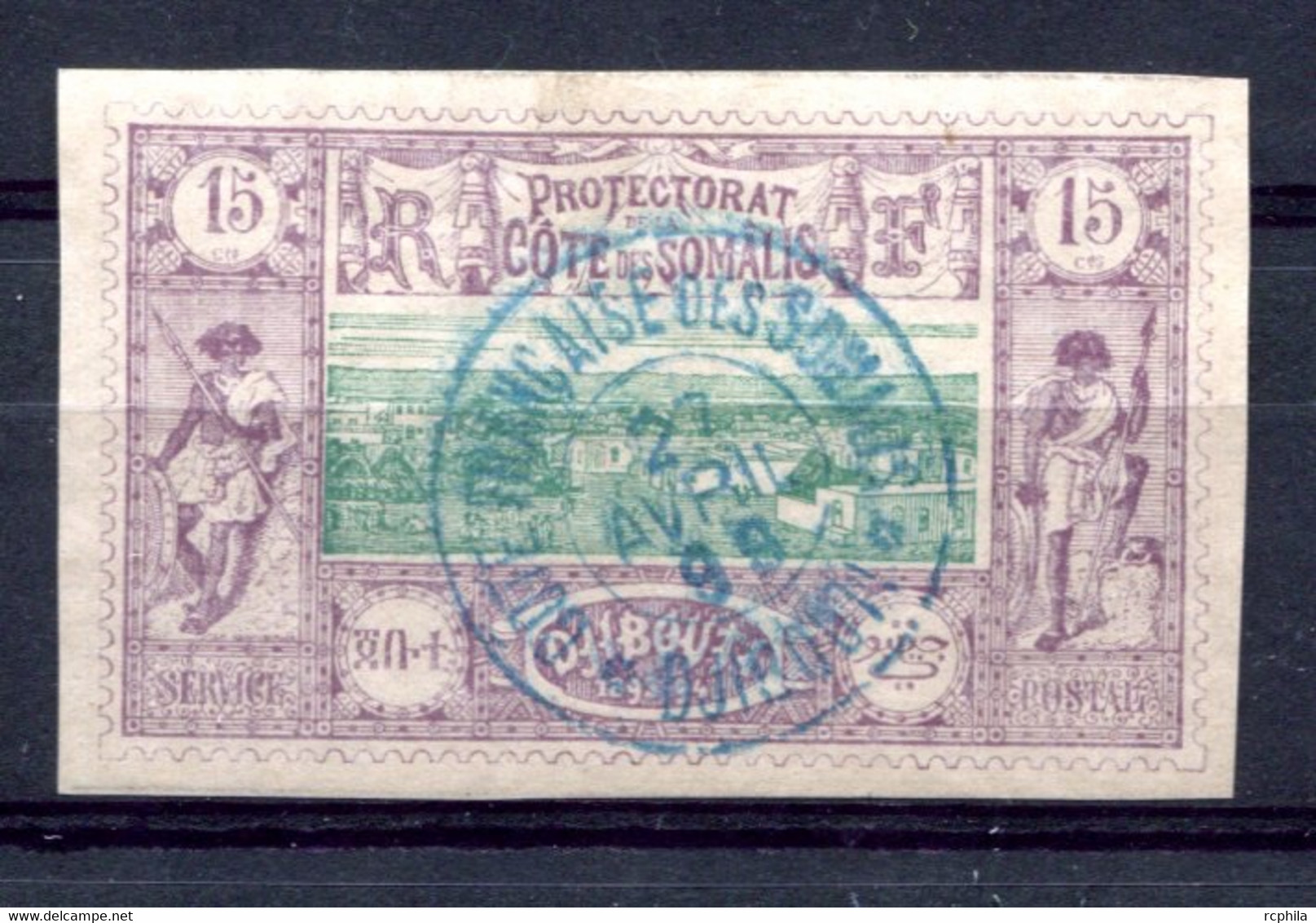 RC 23155 COTE DES SOMALIS N° 11 - DJIBOUTI - BELLE OBLITÉRATION DE 1898 TB - Gebruikt