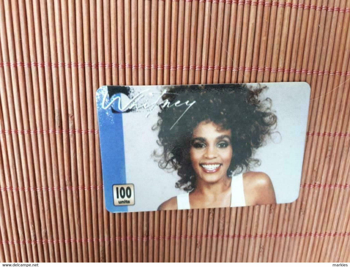 Whitney Houston Phonecard Promo Rare - Musique