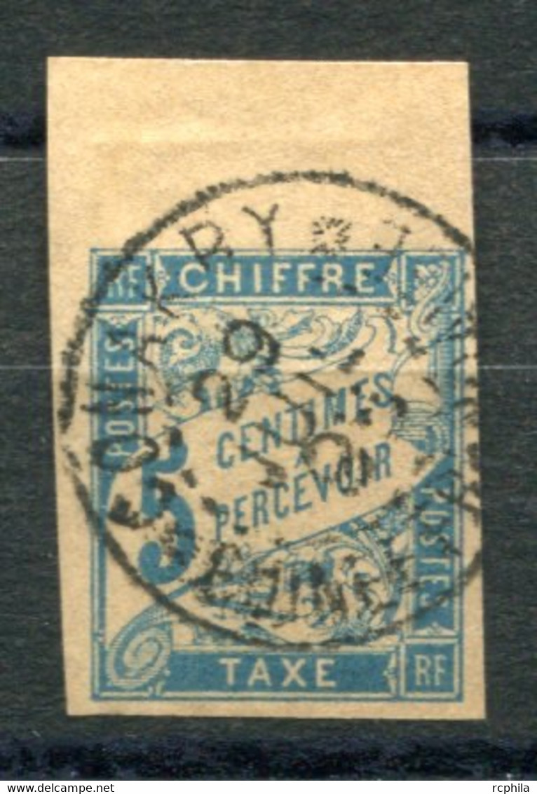 RC 23157 GUINÉE FRANÇAISE - CONAKRY - BELLE OBLITÉRATION SUR TAXE DES COLONIES GÉNÉRALES AVEC BORD DE FEUILLE TB - Gebraucht