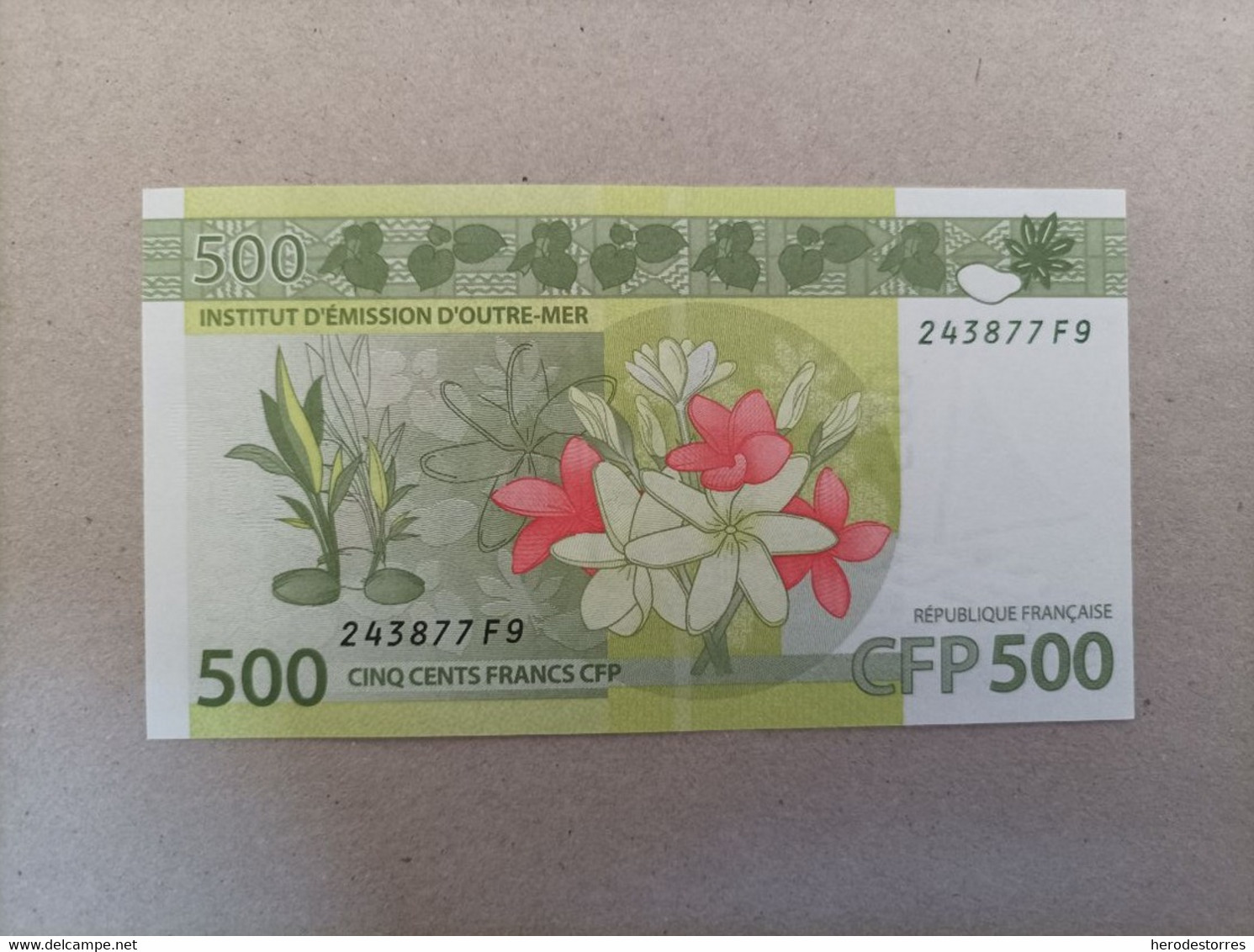 Billete De Territorios Franceses Del Pacifico De 500 Francos, Año 2019, UNC - Frans Pacific Gebieden (1992-...)