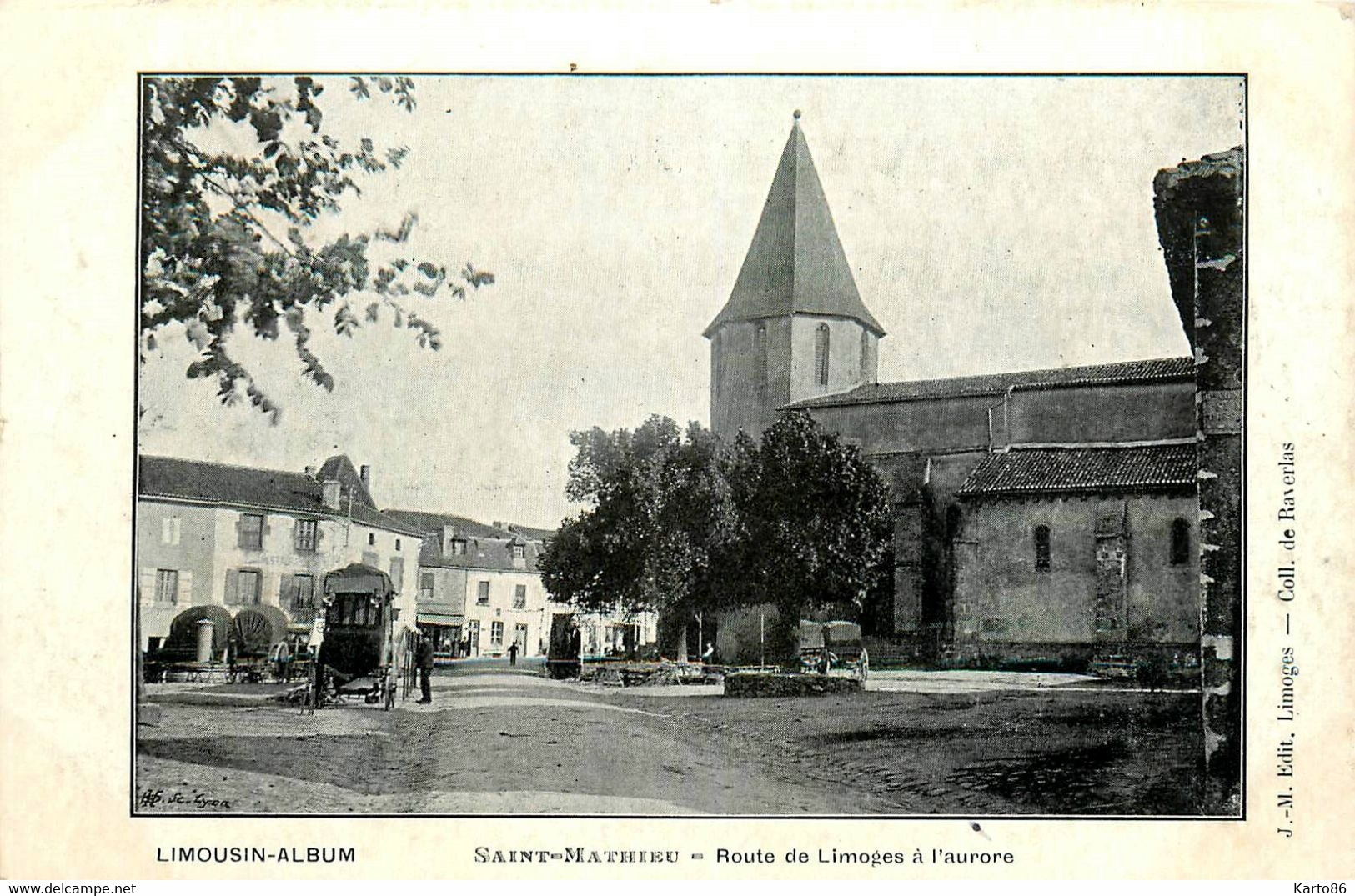 St Mathieu * La Route De Limoges à L'aurore * Attelage - Saint Mathieu