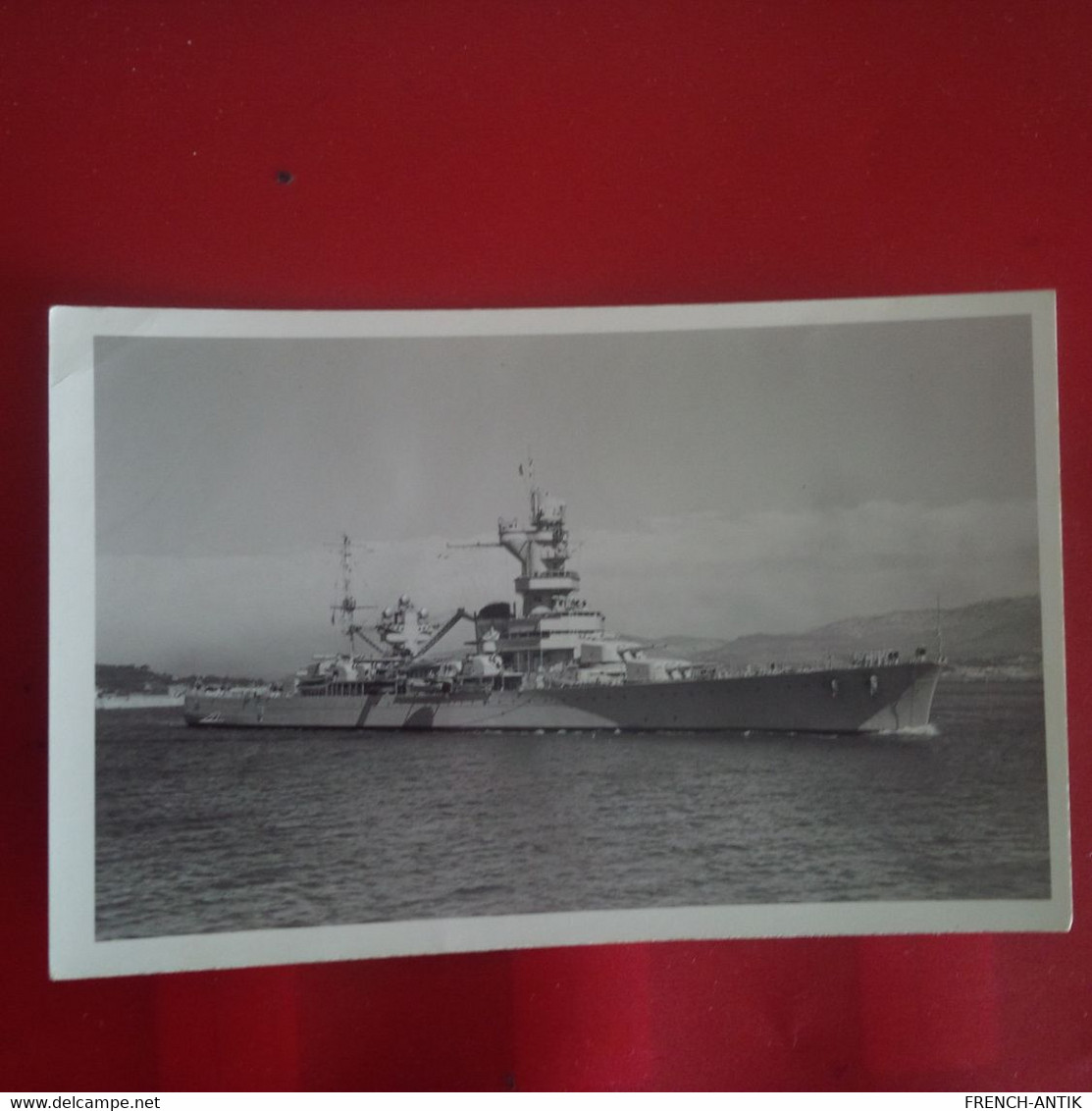 CARTE PHOTO BATEAU DE GUERRE - Warships