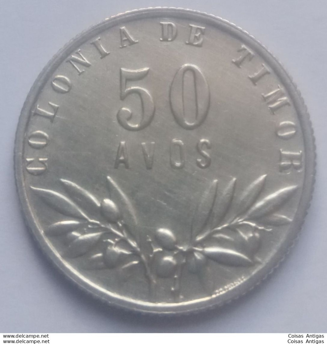 50 Avos 1951 Timor Silver - Timor