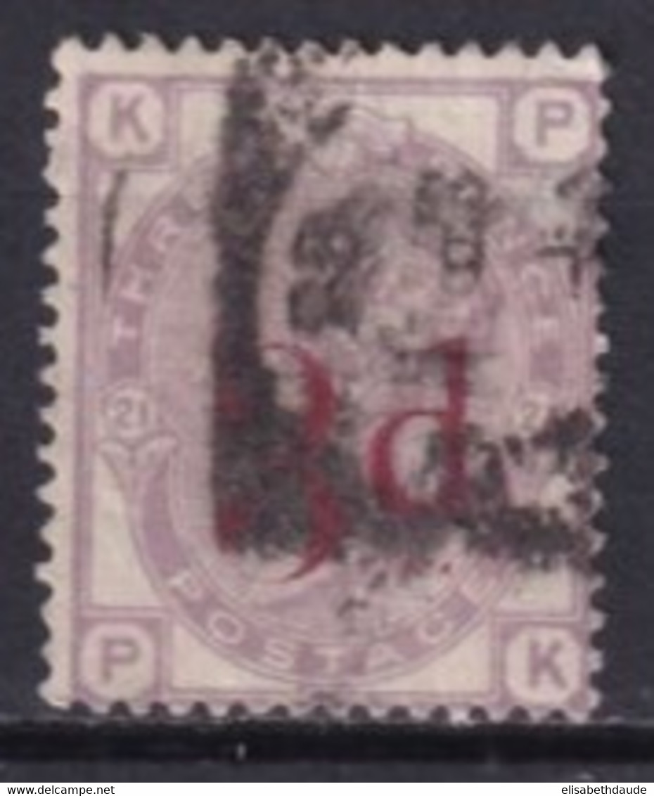 GB - 1883 - YVERT N° 74 OBLITERE - COTE = 150 EUR - Oblitérés