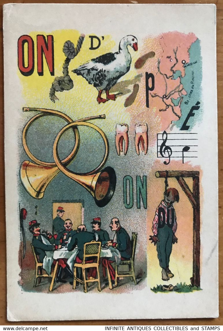 TRADING CARDS X 2=CHICOREE=Jh. LERVILLES=SEULE MAISON=BOUCHAIN PRES CAMBRAI=PAR LE DOCTEUR=FRANCE=FRENCH - Objetos Publicitarios