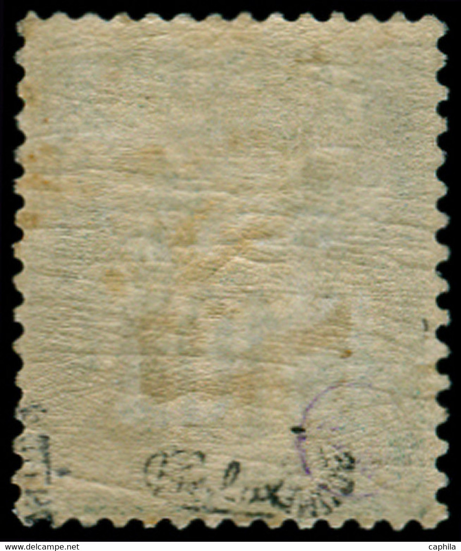 * FRANCE - Poste - 65, Type I, Signé Et Certificat Calves: 10c. Vert - 1876-1878 Sage (Typ I)