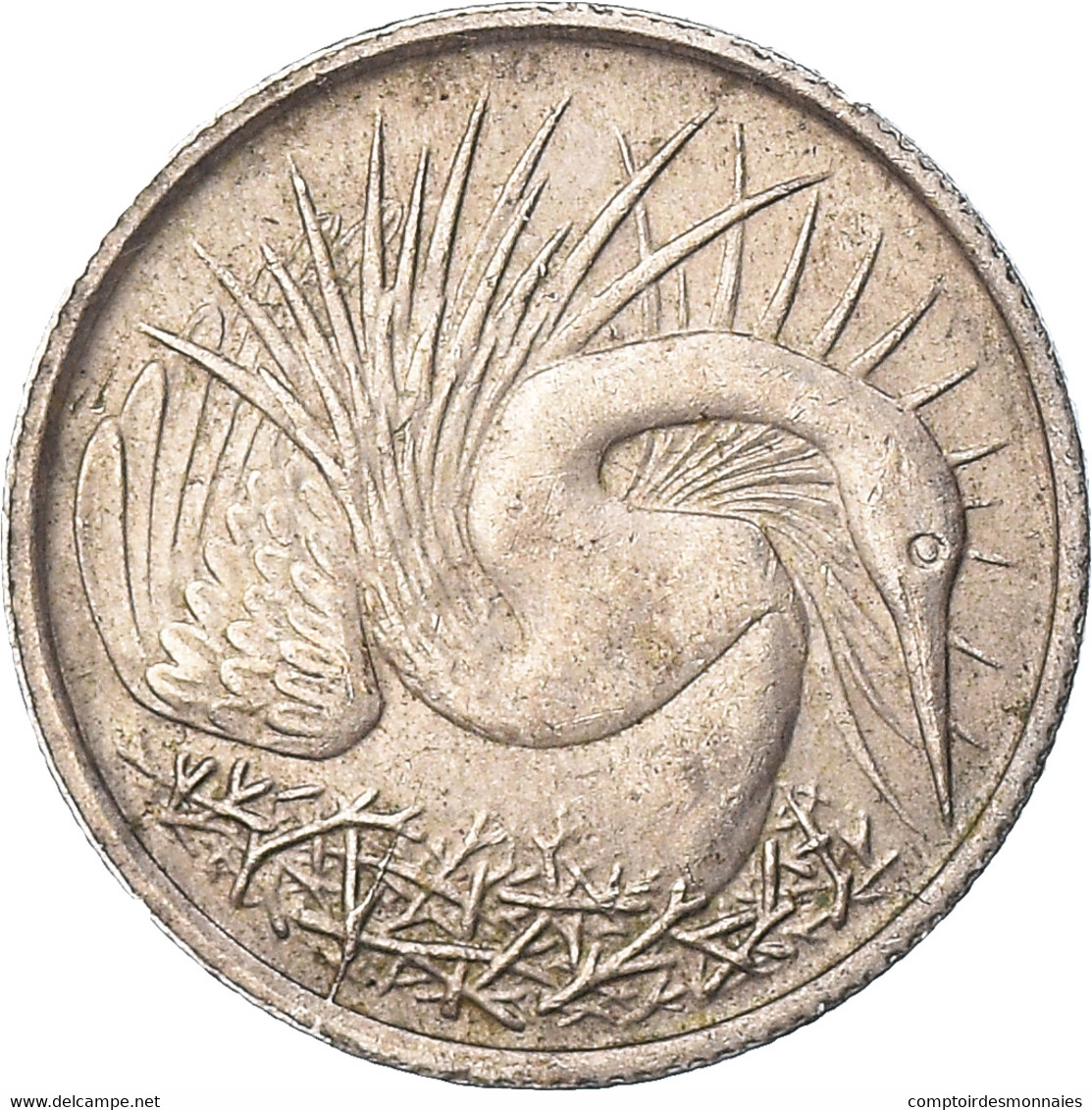 Monnaie, Singapour, 5 Cents, 1967 - Singapour