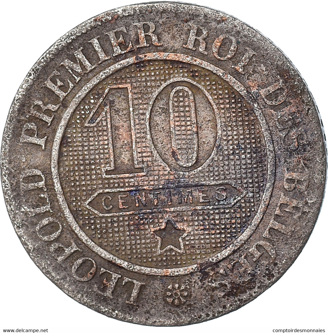 Monnaie, Belgique, 10 Centimes, 1861 - 10 Cents