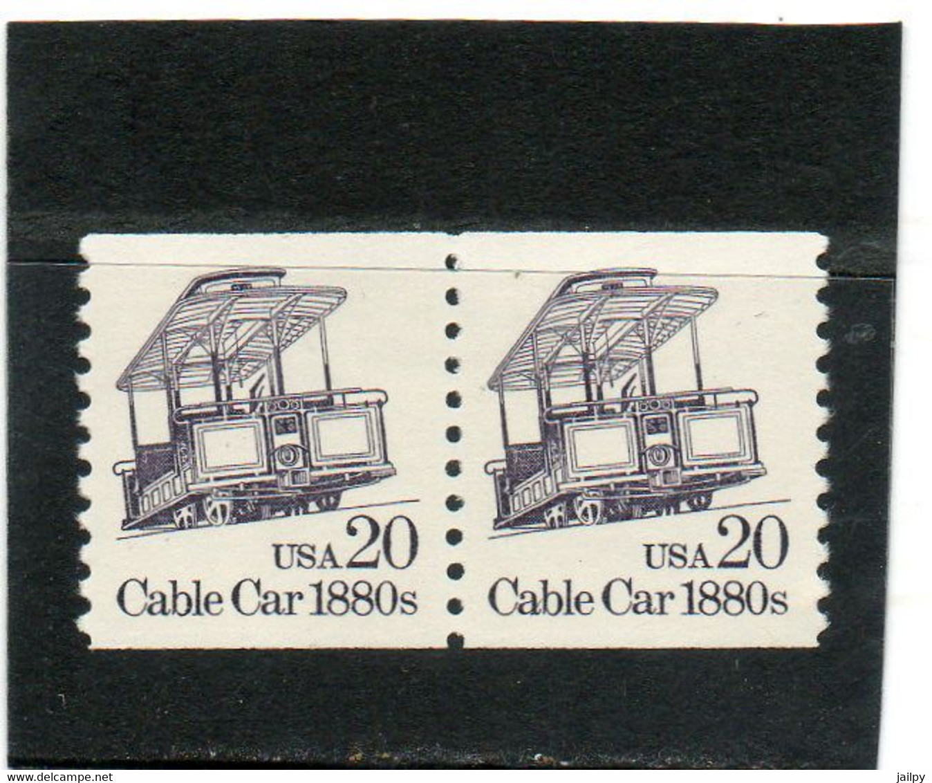 ETATS-UNIS    2 Timbres Se Tenant  20 C    1988    Y&T:1840    Roulette      Neufs  Sans Charnière - Roulettes