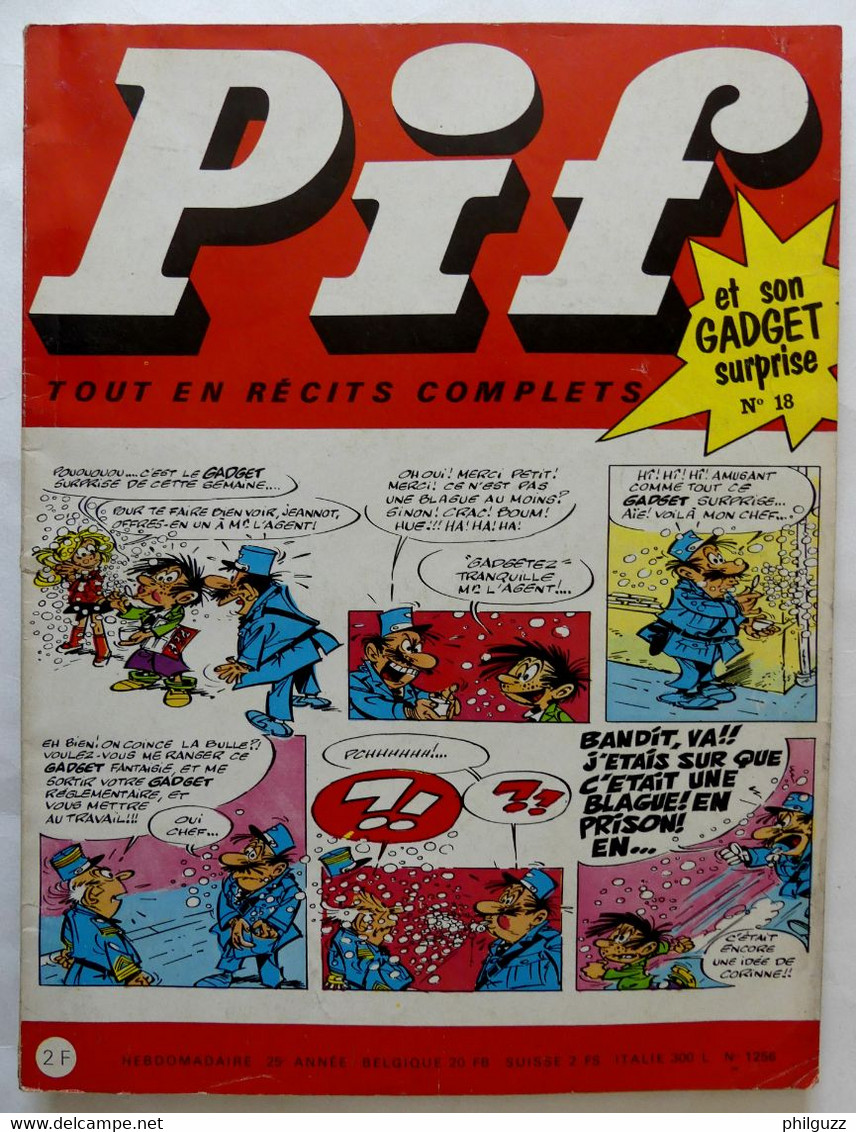 PIF GADGET N° 18 (1) BEL ETAT - Pif Gadget