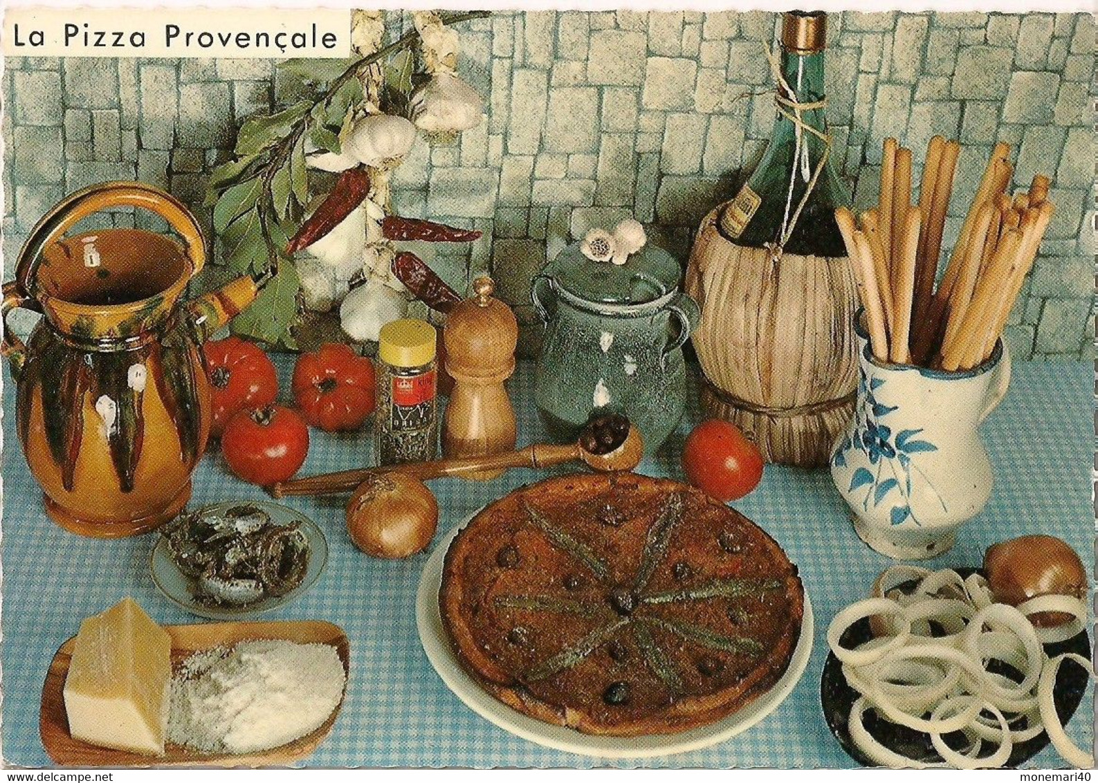 LA PIZZA PROVENCALE - RECETTE N° 607 - GEORGETTE SIMON. - Recettes (cuisine)