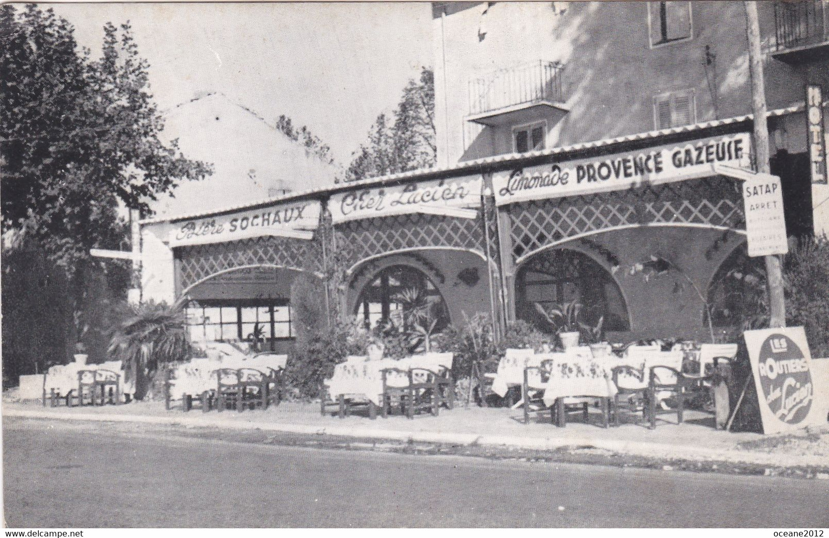 84 Caumont Sur Durance. Route Nattionale 7. Restaurant Chez Lucien - Caumont Sur Durance