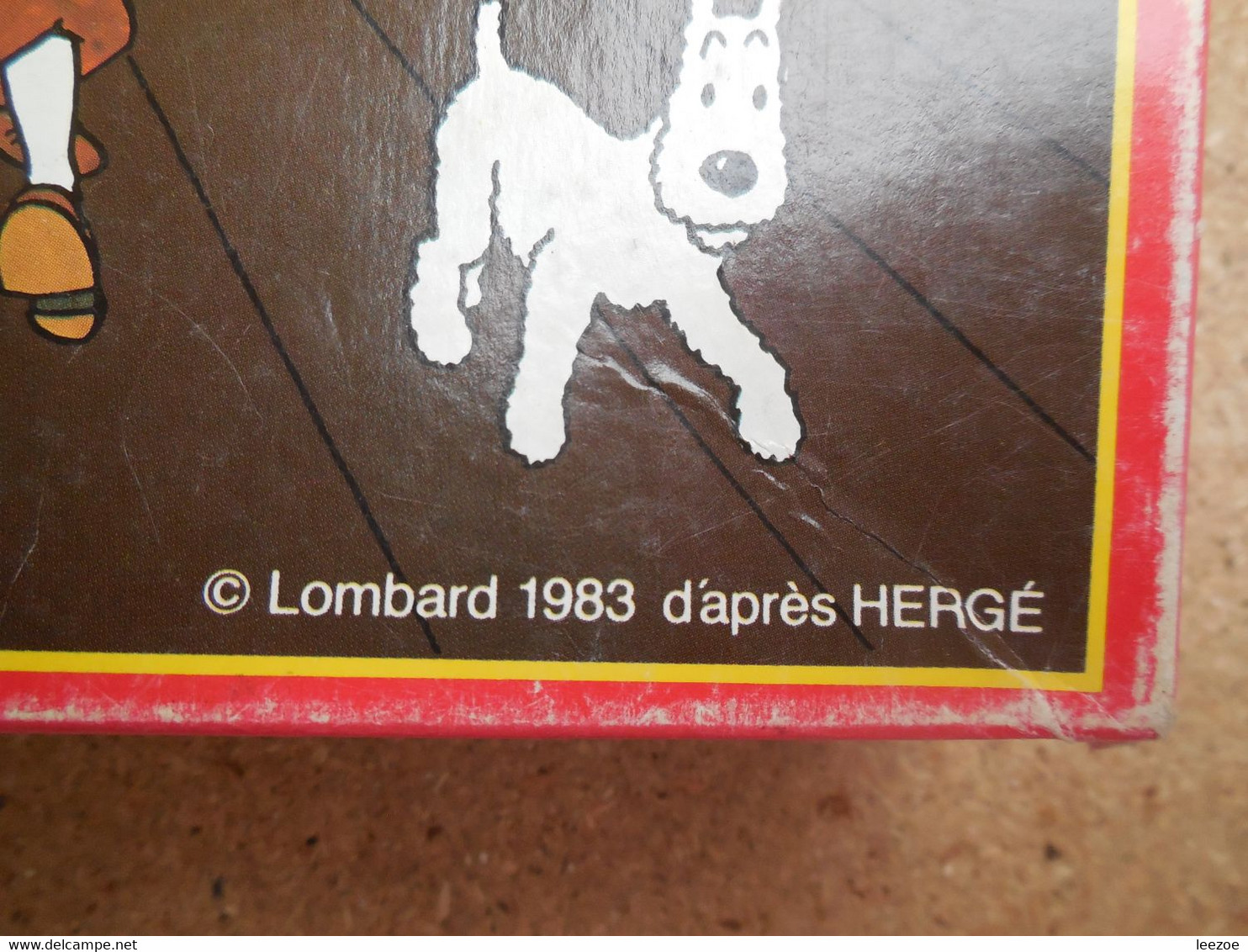Hergé, 2 boites PUZZLES TINTIN Le Sceptre D'Ottokar avec L'oreille cassée 1983 + le temple du soleil 1992........1B222