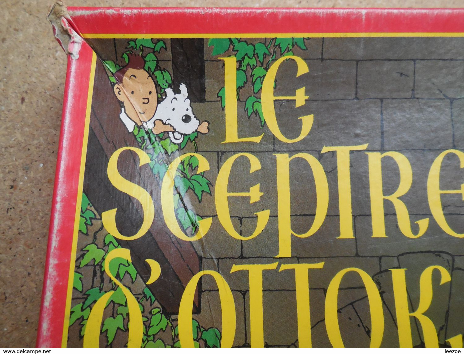 Hergé, 2 boites PUZZLES TINTIN Le Sceptre D'Ottokar avec L'oreille cassée 1983 + le temple du soleil 1992........1B222