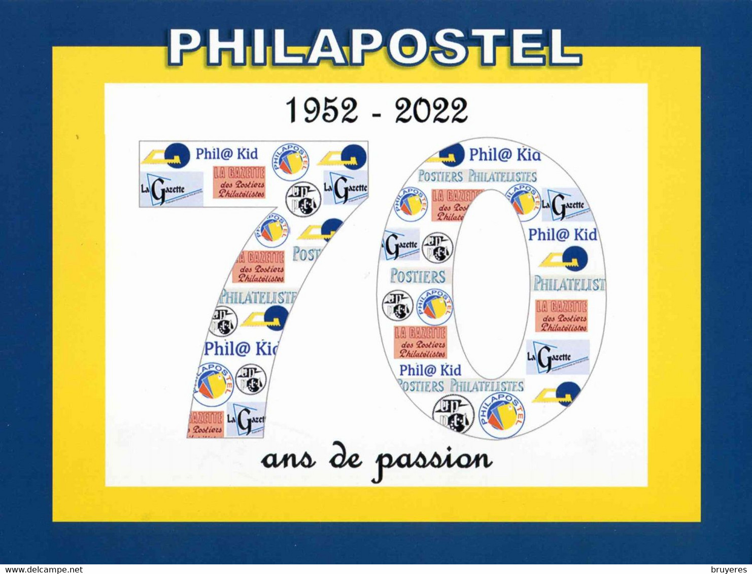 ENTIER POSTAL TSC** Avec Timbre Et Illust "PHILAPOSTEL 70 ANS DE PASSION" - Prêts-à-poster: TSC Et Repiquages Semi-officiels