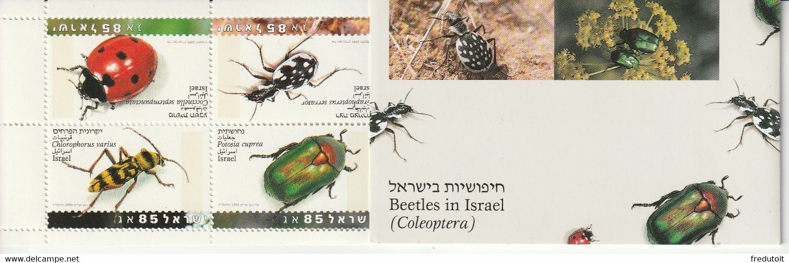 ISRAEL - CARNET  N°C1232 ** (1994) Insectes - Carnets