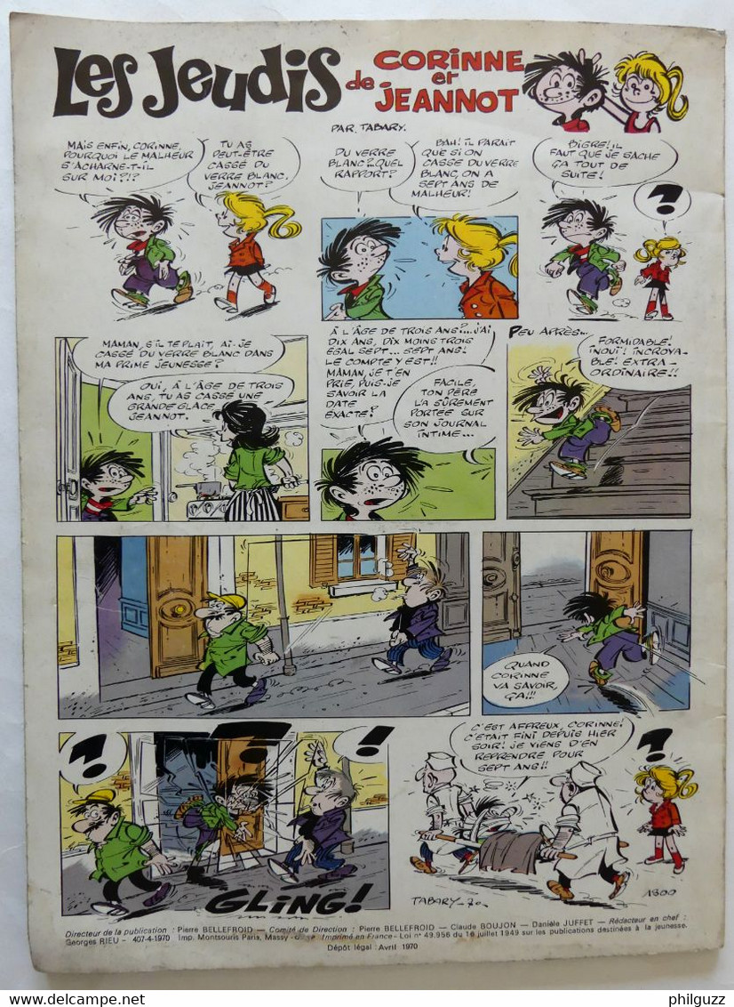 PIF GADGET N° 62 Couv CANCE (5) - Pif Gadget