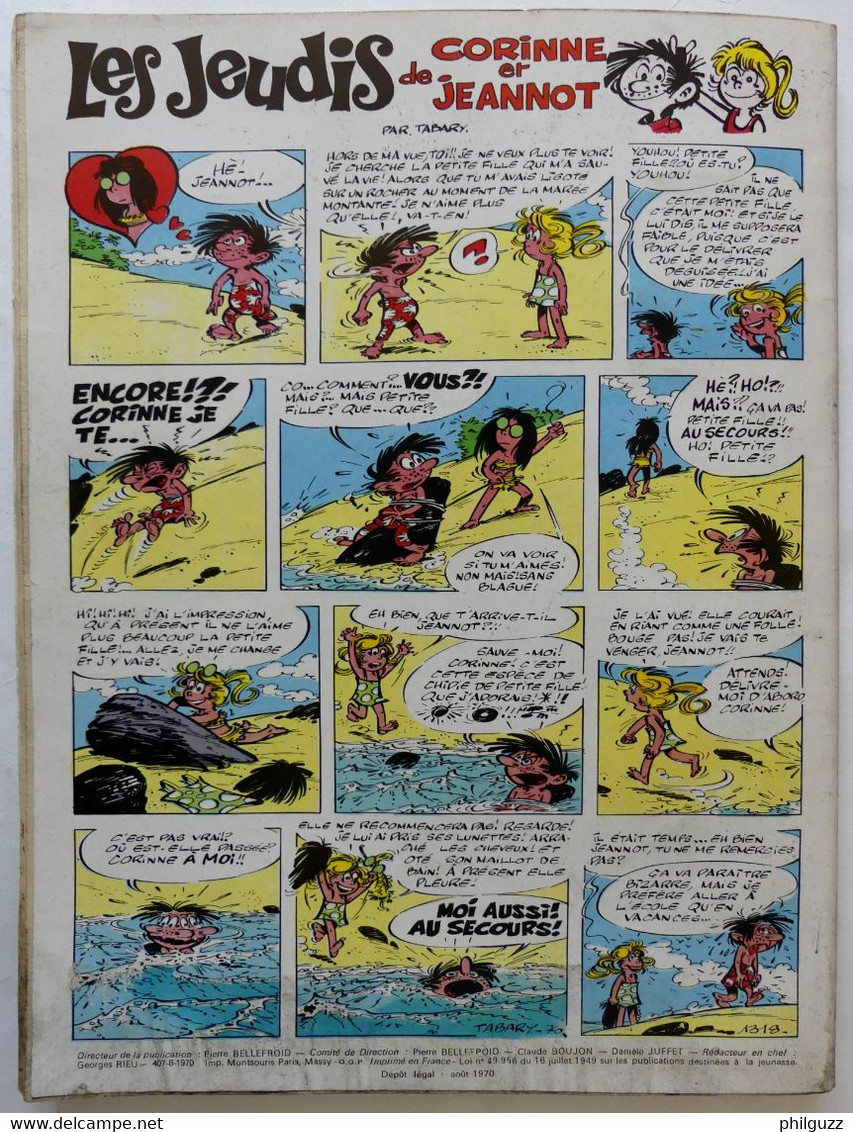 PIF GADGET N° 80 BE- Couv Gotlib Avec Gadget Yoyo - Pif Gadget