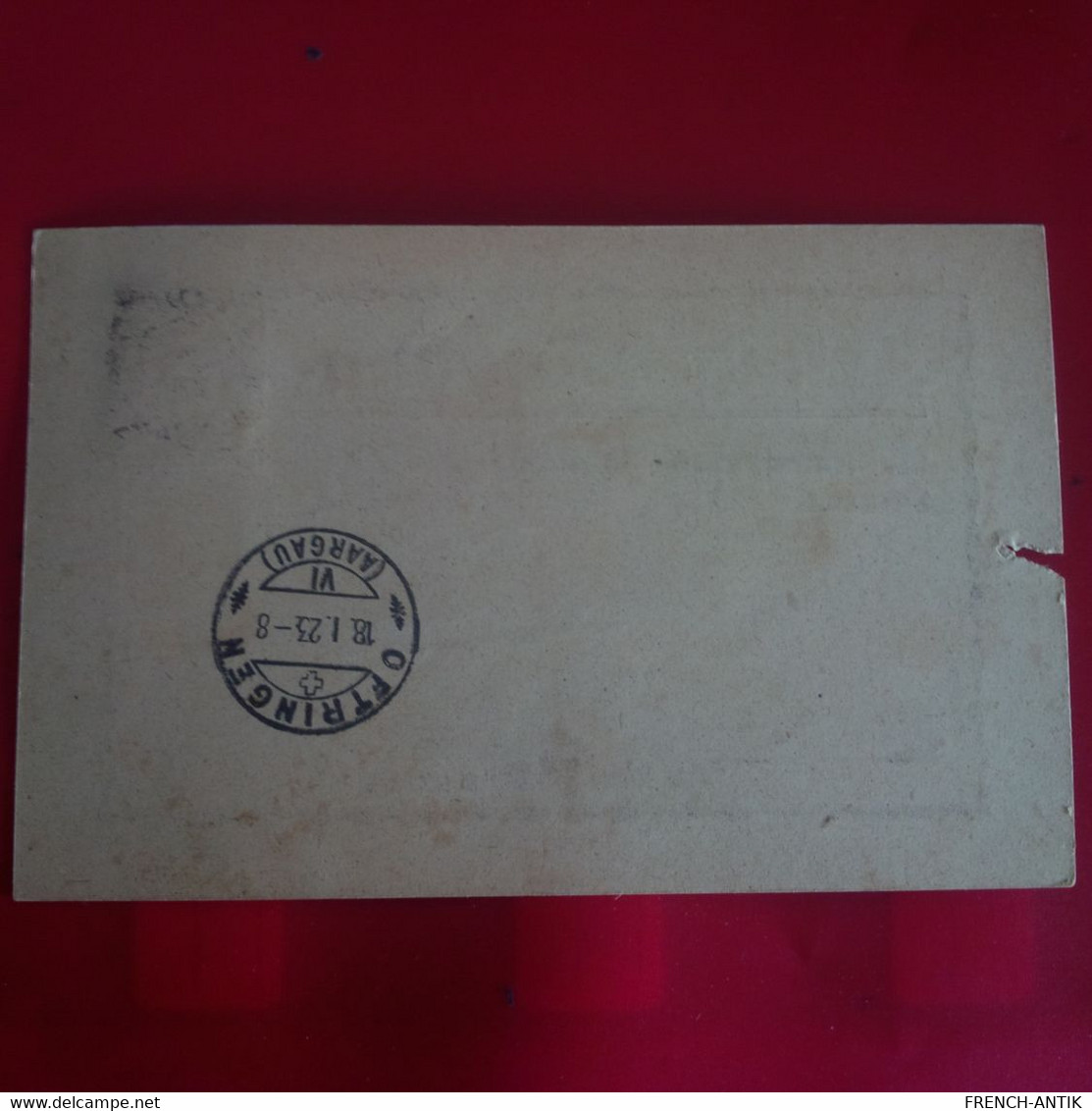 LETTRE SUISSE OFTRINGEN - Lettres & Documents