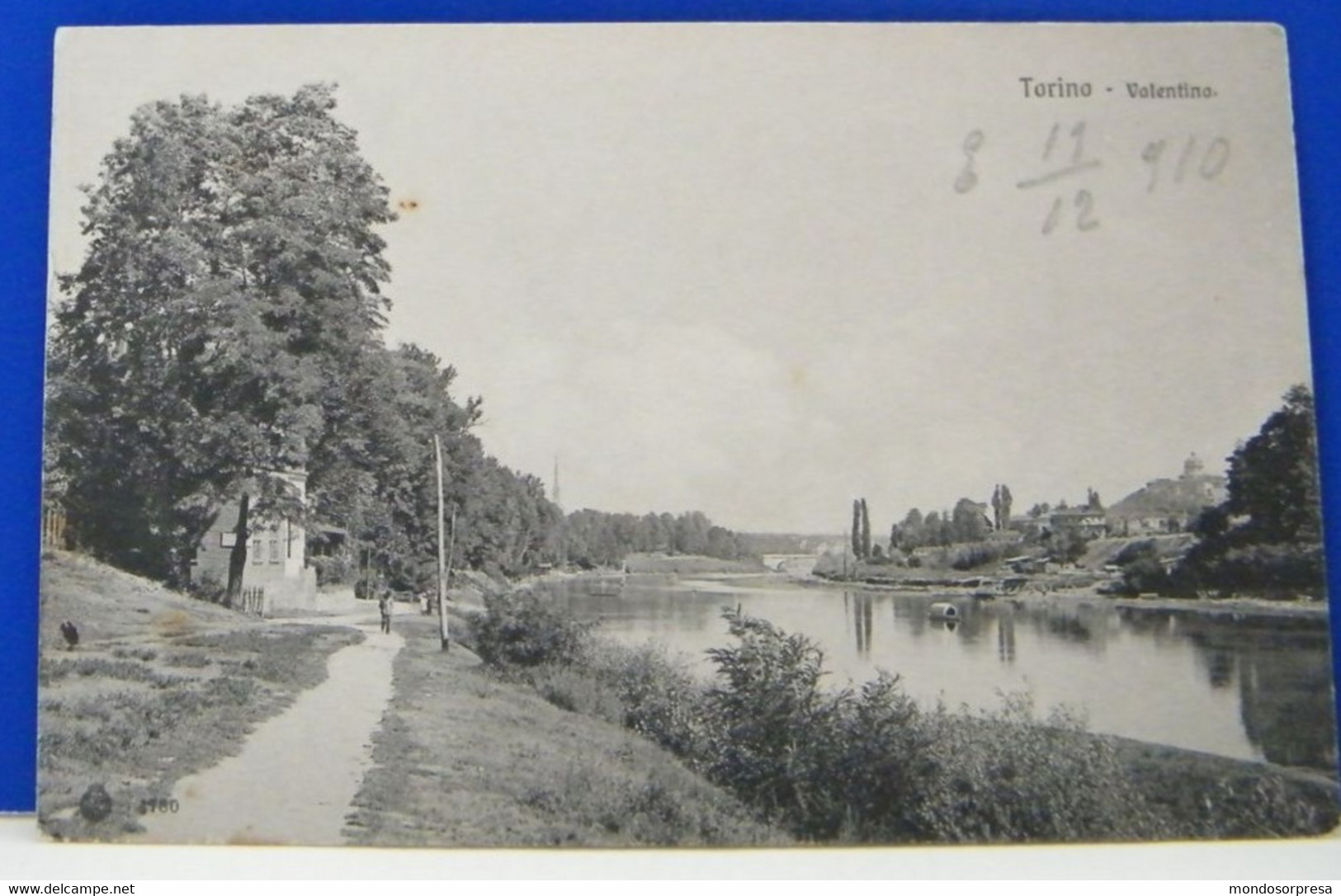 (T) TORINO  - ANIMATA -  VALENTINO - VIAGGIATA 1910 - Parks & Gärten