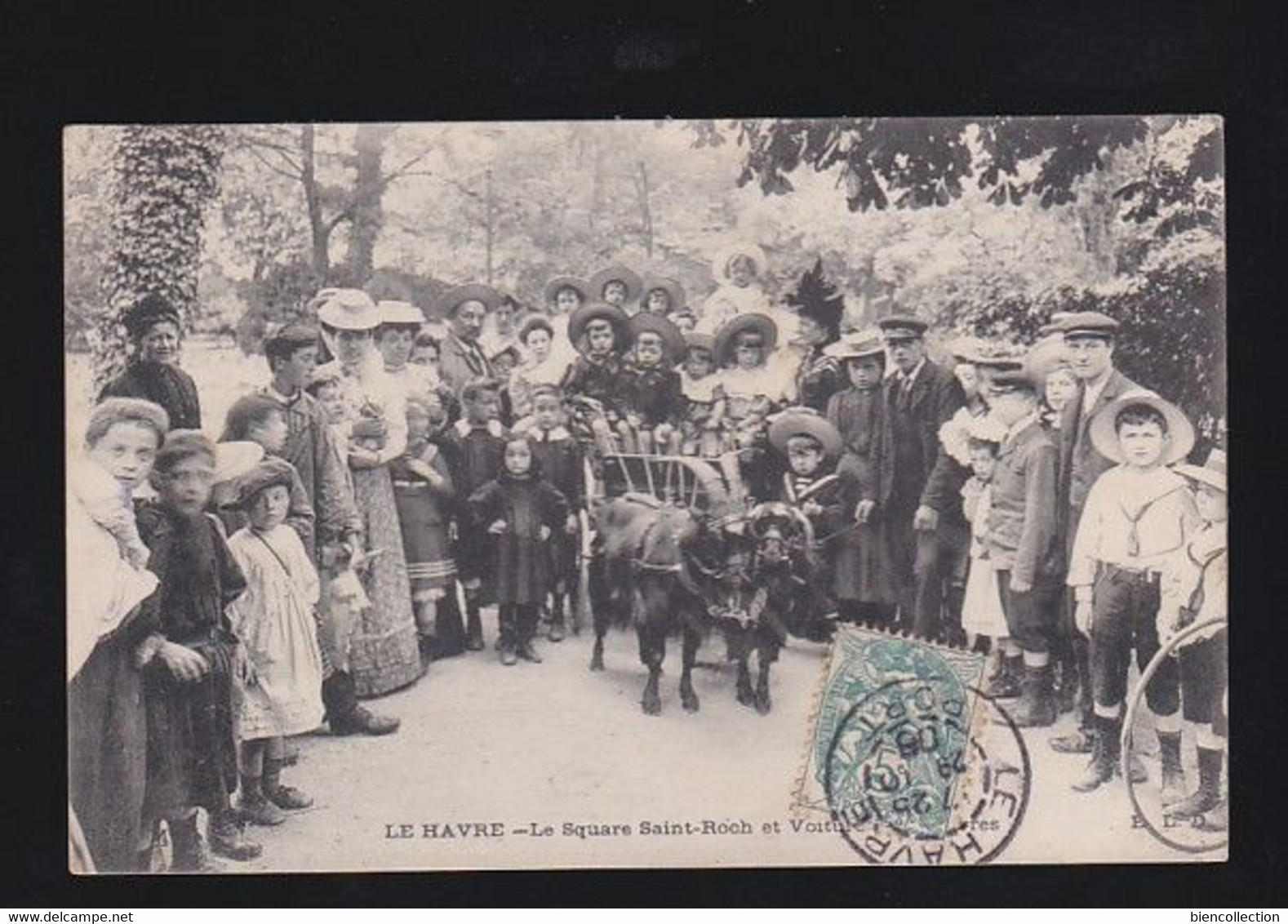 Seine Maritime. Le Havre; Le Square Saint Roch Et La Voiture à Chèvres - Square Saint-Roch