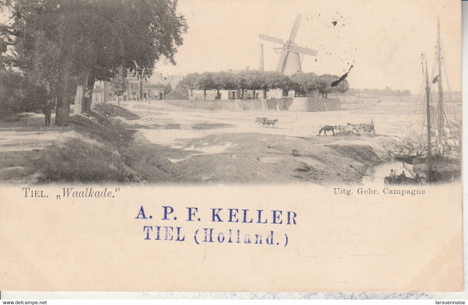 Pays Bas - TIEL - "Waalkade" - A.P.F.Keller - Tiel