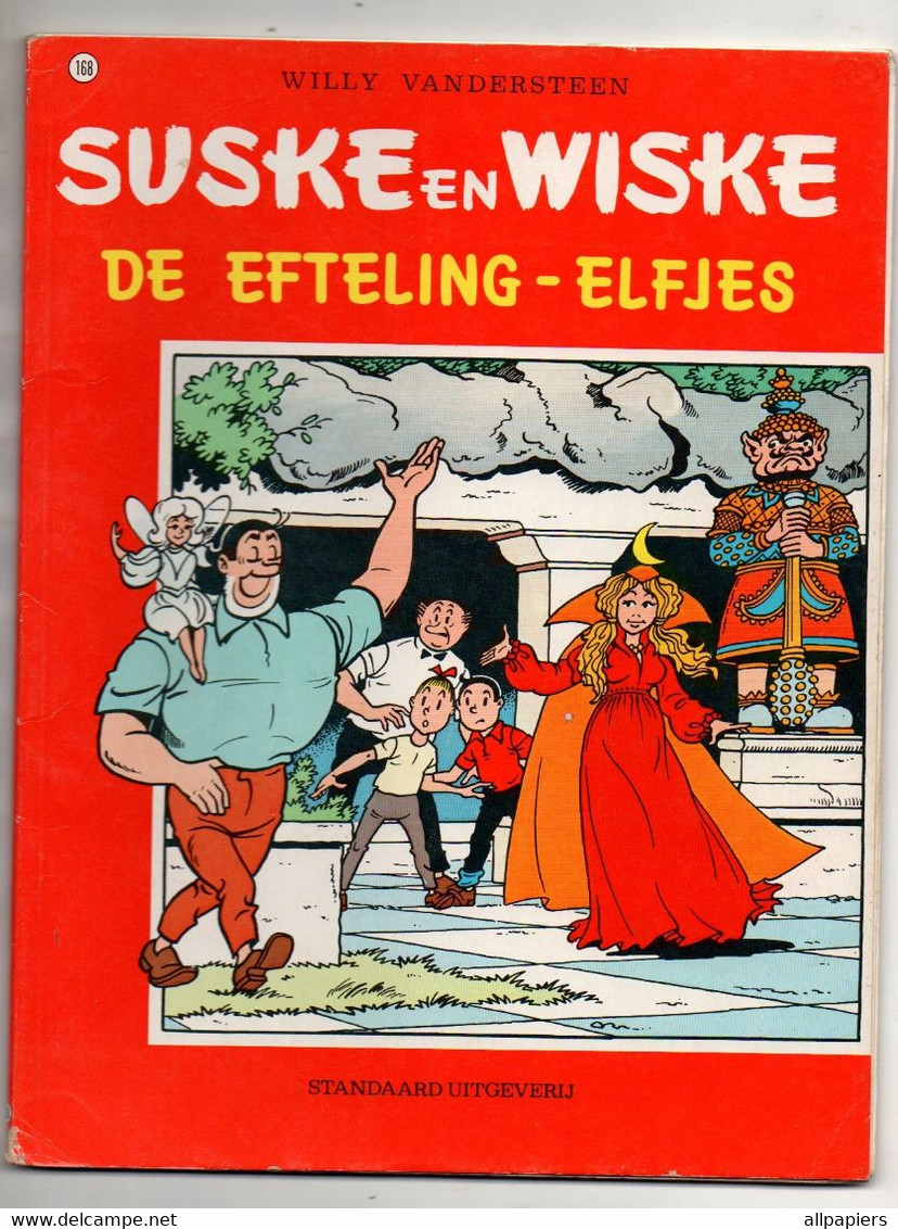 Suske En Wiske N°168 De Efteling - Elfjes Par Vandersteen - Standaard Uitgeverij De 1983 - D/1978/0034/32 - 6/7/83 - Suske & Wiske