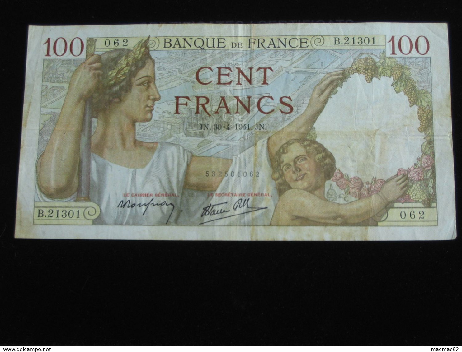 100 Francs SULLY 30=4=1941  **** EN ACHAT IMMEDIAT **** - 100 F 1939-1942 ''Sully''