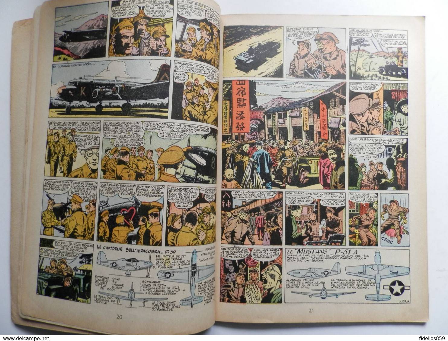 BUCK DANNY HUBINON AVENTURE  AVIATION  GUERRE  TOME 3 EDITION DE 1953  COTE 100 € - Buck Danny