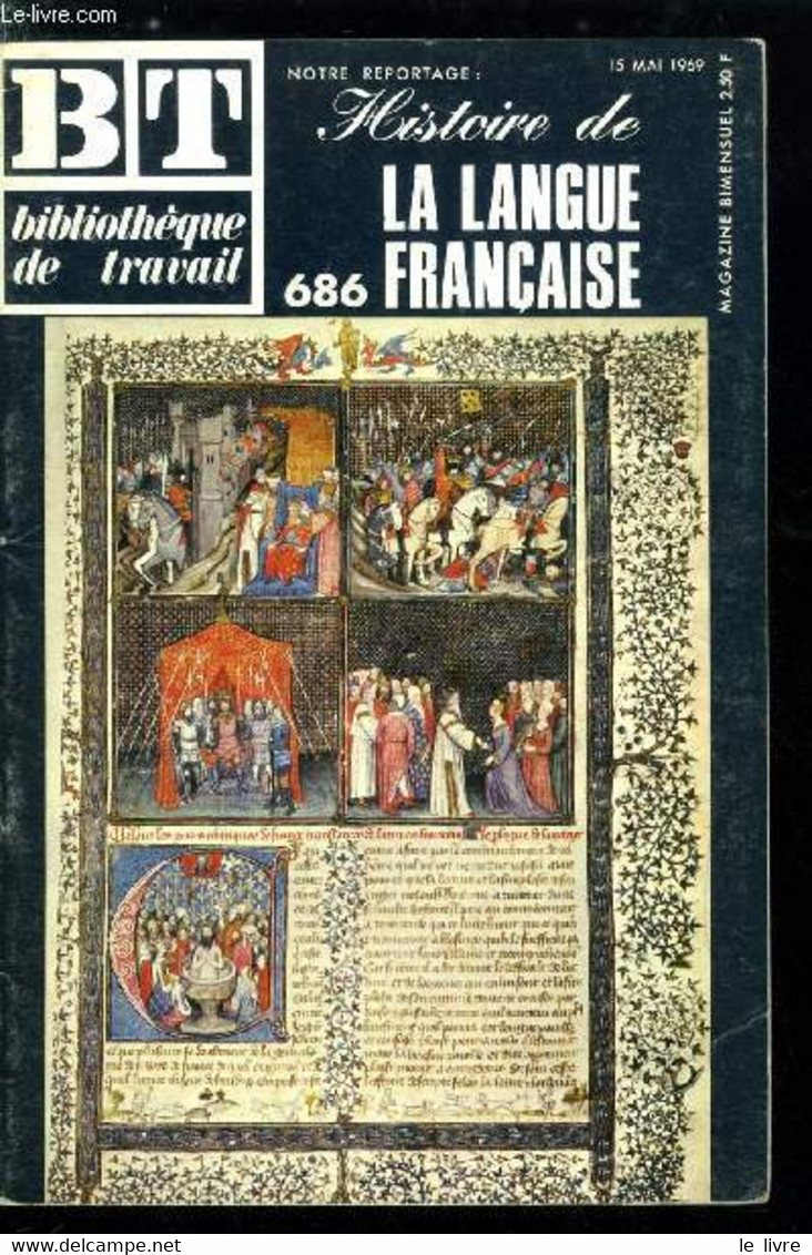 BIBLIOTHEQUE DE TRAVAIL N° 686 - Histoire De La Langue Française, D'ou Vient La Langue Française, La Langue Des Gaulois, - Atlanten