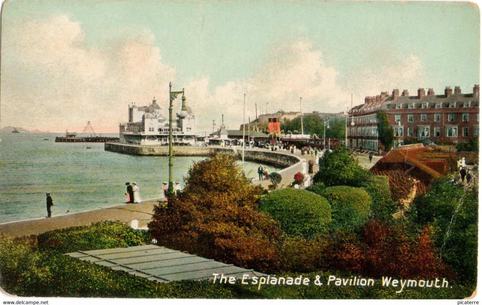 The Esplanade & Pavilion, Weymouth (Melcombe Series-Photo & Published By Edwin H.Seaward) - Weymouth