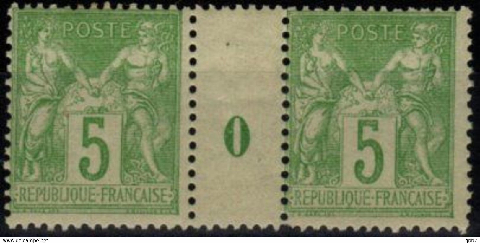 FRANCE - MILLESIME "Type SAGE" N° 102 (0) Timbres Neuf** LUXE, Pont Avec Une Légère Charnière. Bas Prix, à Saisir. - Millésime