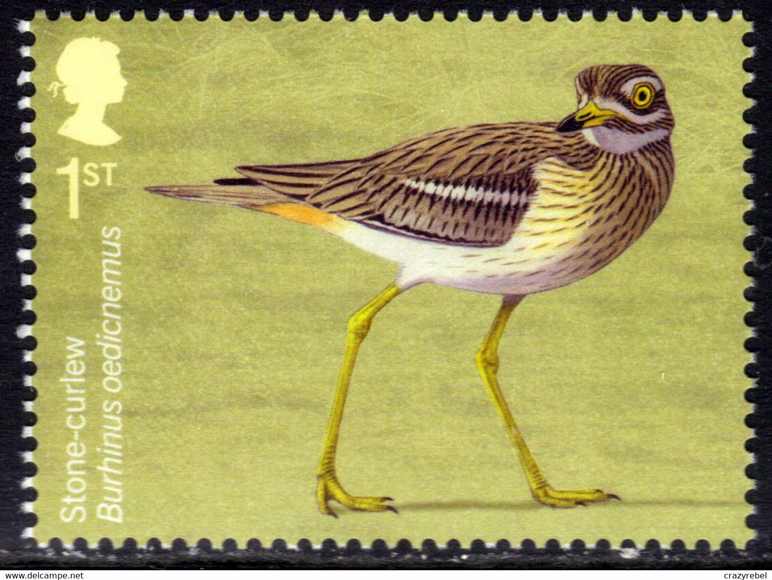 GB 2022 QE2 1st Migratory Birds Stone Curlew Umm ( A854 ) - Unused Stamps