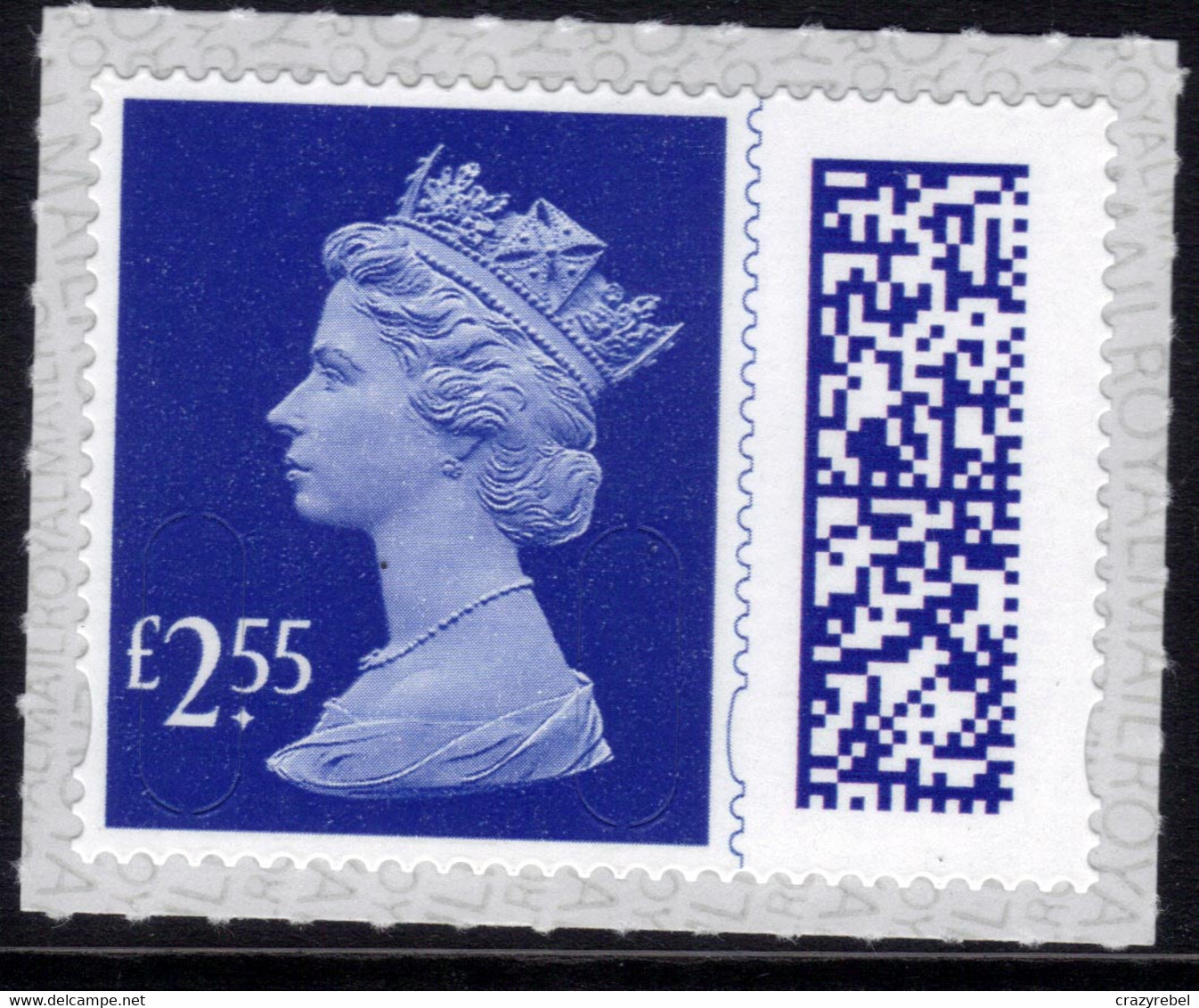 GB 2022 QE2 £2.55 Sapphire Blue New Barcoded Machin Umm ( R1204 ) - Série 'Machin'