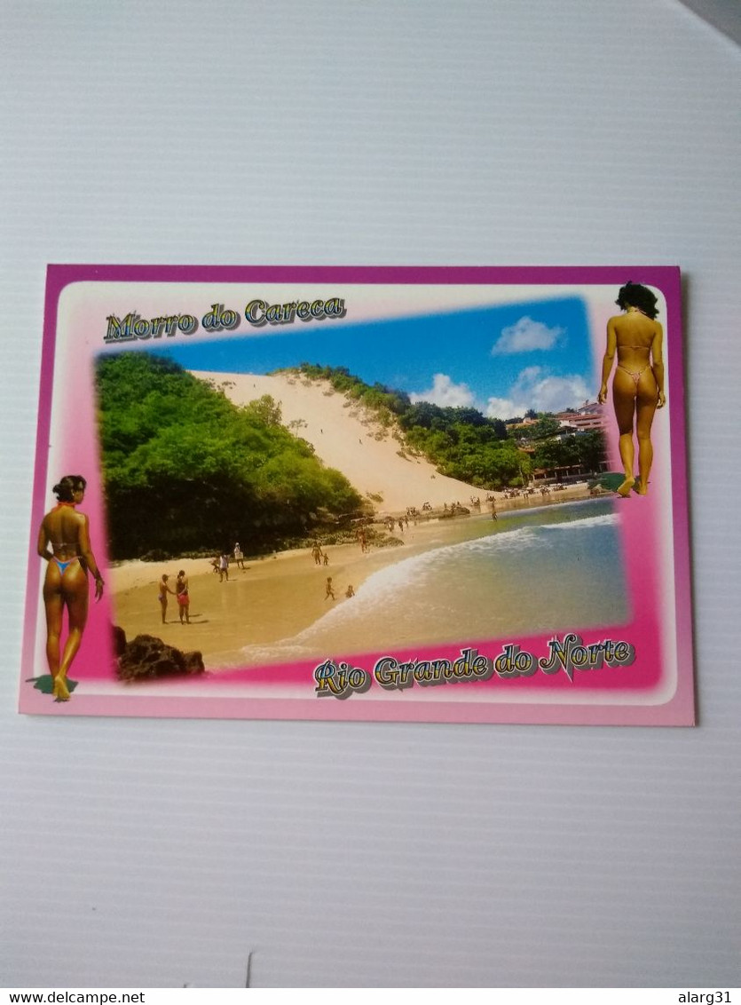 Brasil.natal.RN.2cards.ponta Negra Beach&development.e7 Reg Postage.commems For Post . - Natal