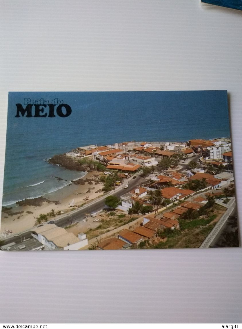 Brasil.natal.RN.2cards.meio Beach.redinha Beach .e7 Reg Postage.commems For Post . - Natal