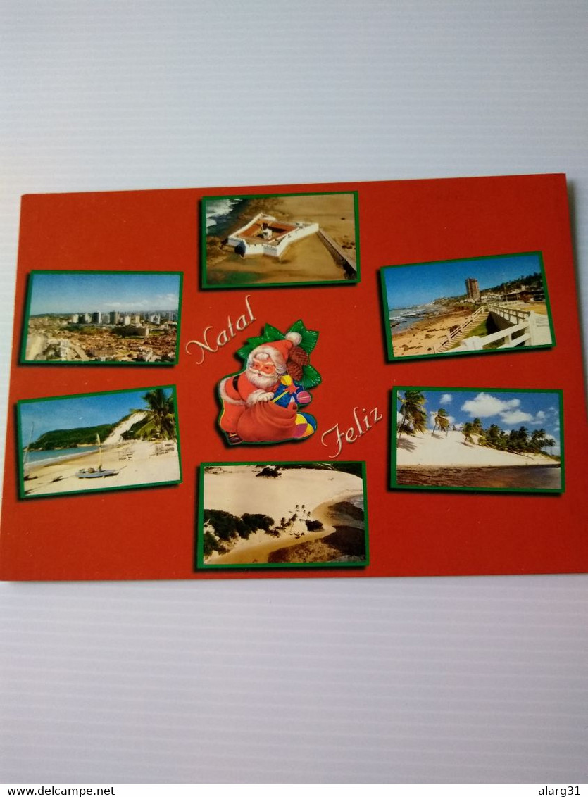 Brasil.natal.RN.2cards Christmas &natal.13 Views.400 Years..e7 Reg Postage.commems For Post . - Natal