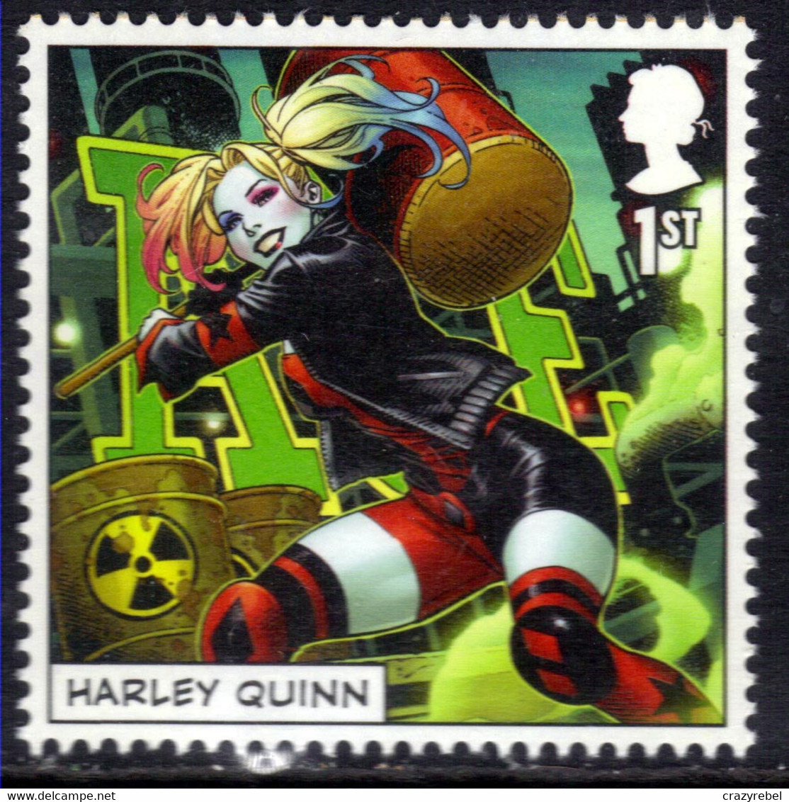 GB 2021 QE2 1st DC Comics Justice League Harley Quinn Umm ( C731 ) - Unused Stamps