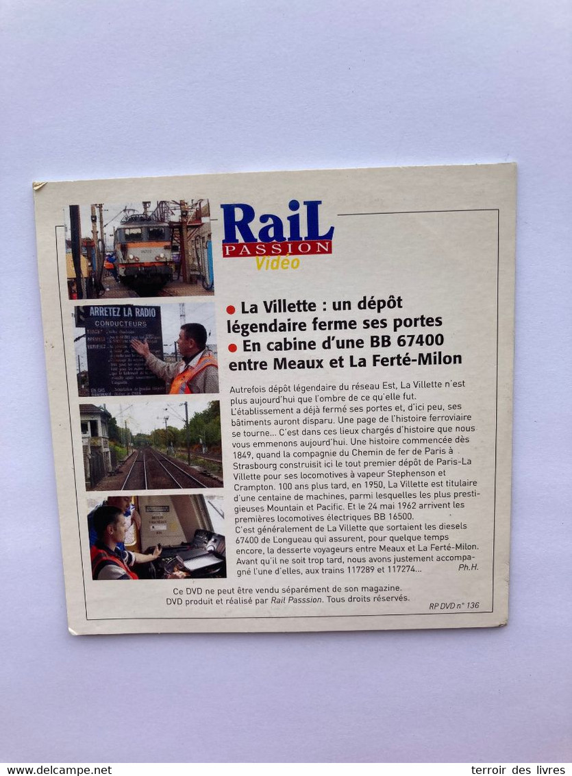 DVD Rail Passion 136 La Villette BB 67400 MEAUX Et LA FERTE MILON CHEZY SUR MARNE CONGIS - Documentary