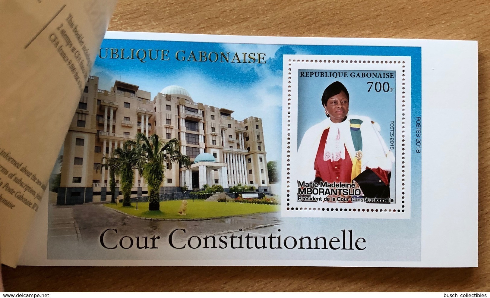 Gabon Gabun 2018 / 2019 Cour Constitutionnelle De La République Gabonaise Carnet Booklet MH Markenheft MNH - Gabon
