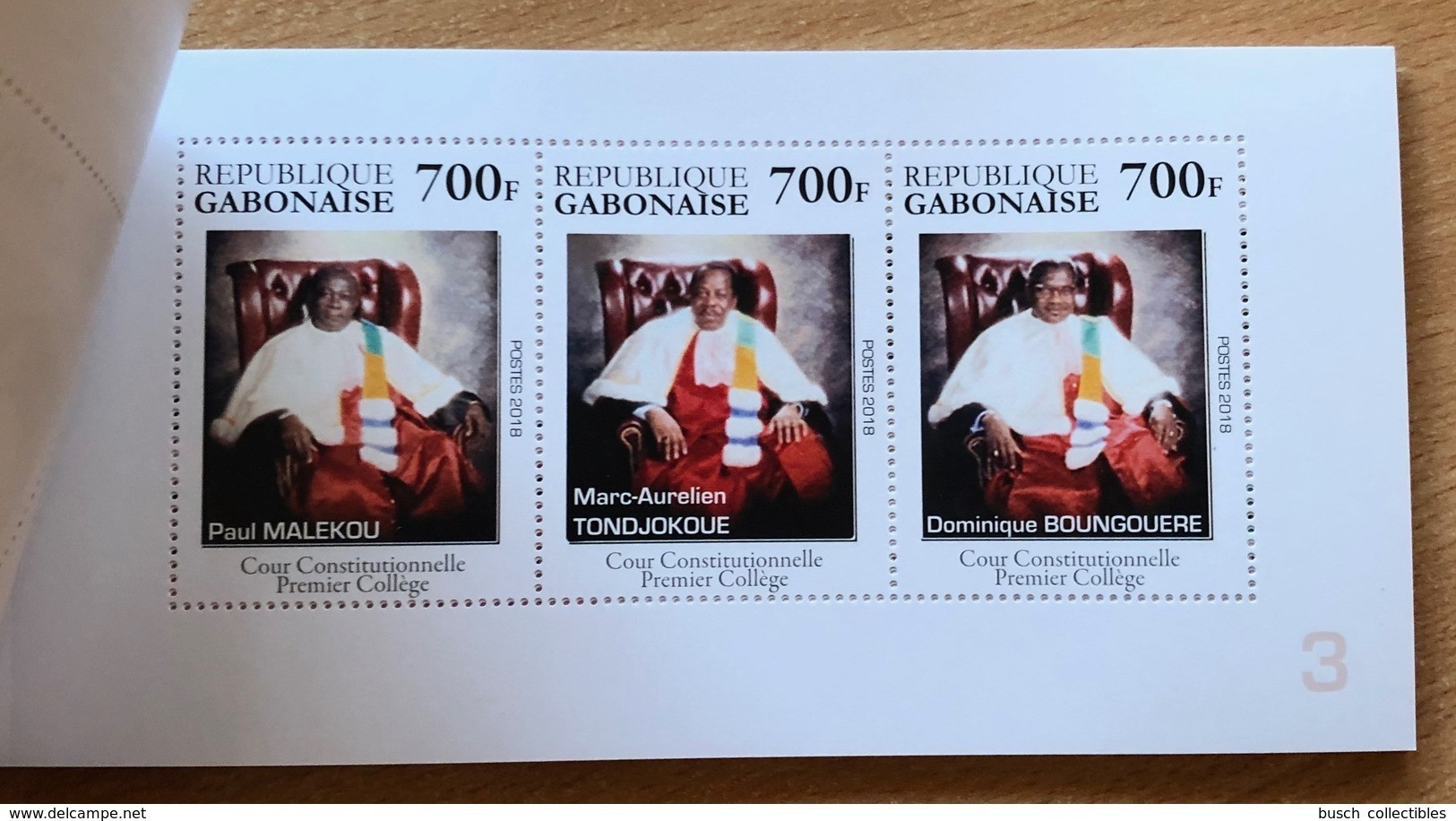 Gabon Gabun 2018 / 2019 Cour Constitutionnelle De La République Gabonaise Carnet Booklet MH Markenheft MNH - Gabon (1960-...)