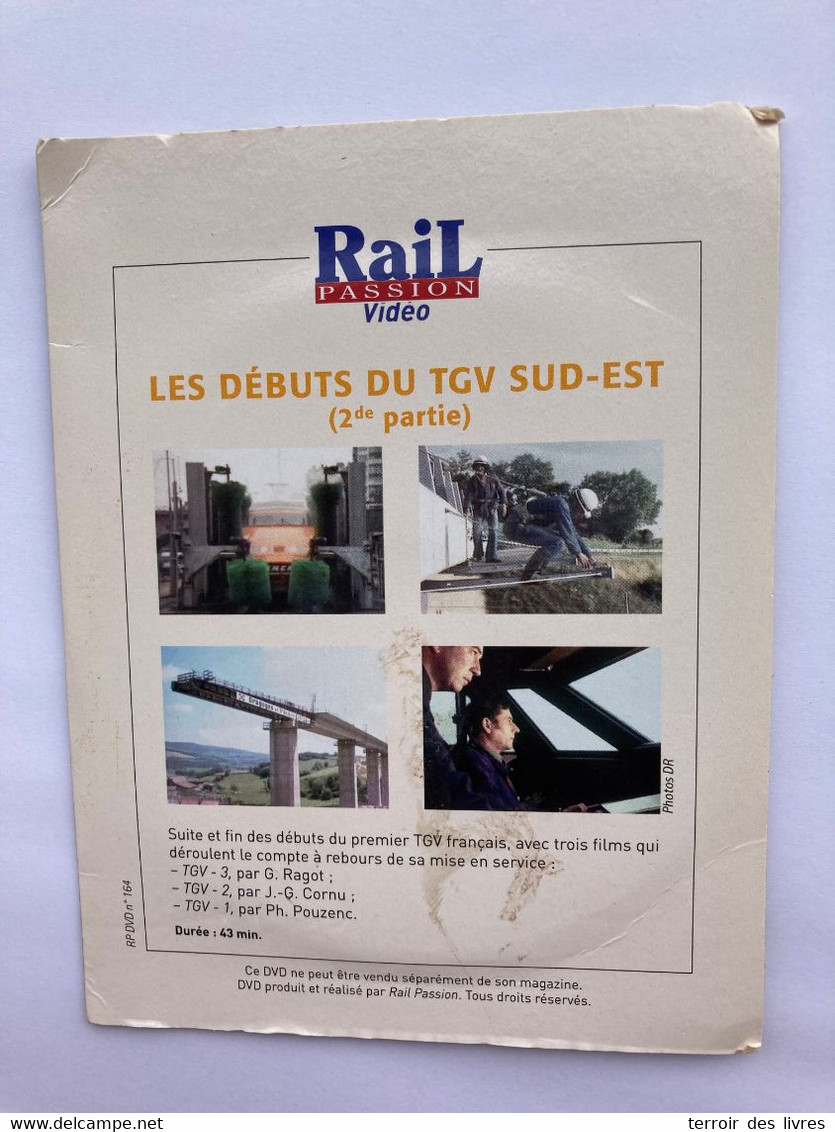 DVD Rail Passion 164 Les Debuts Du TGV SUD EST Partie 2 - Documentaires