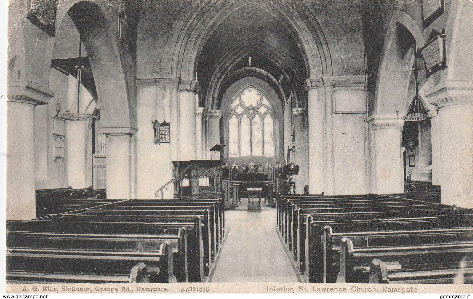 RAMSGATE -  ST LAWRENCE CHURCH INTERIOR - Ramsgate