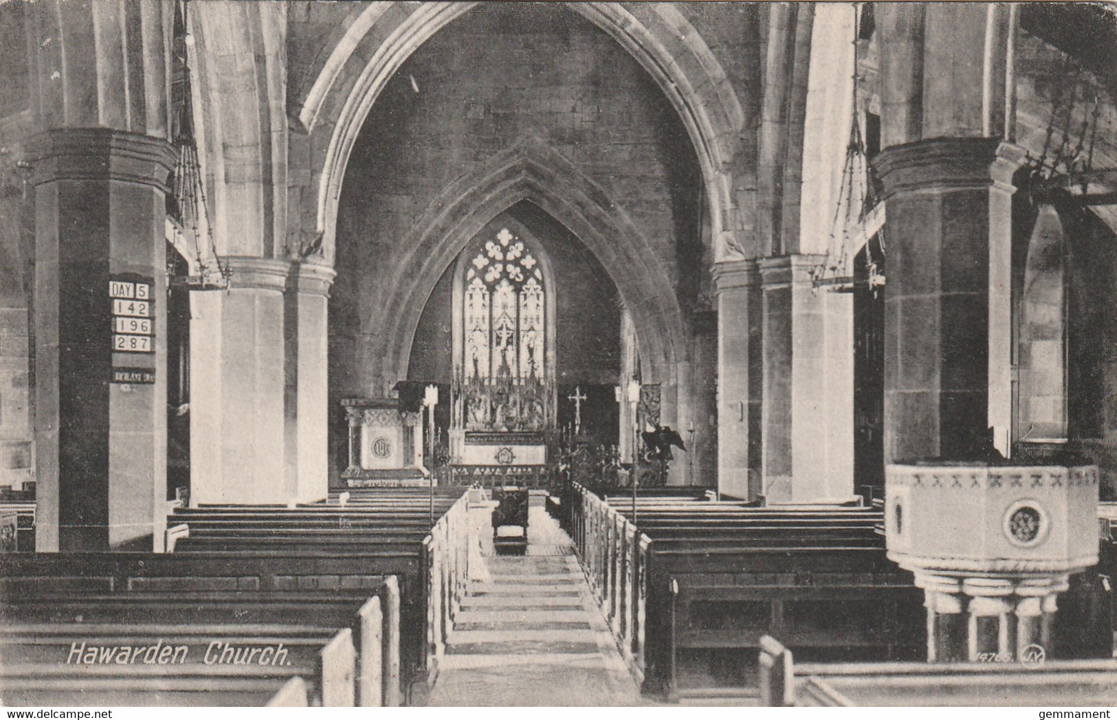 HAWARDEN CHURCH INTERIOR - Flintshire