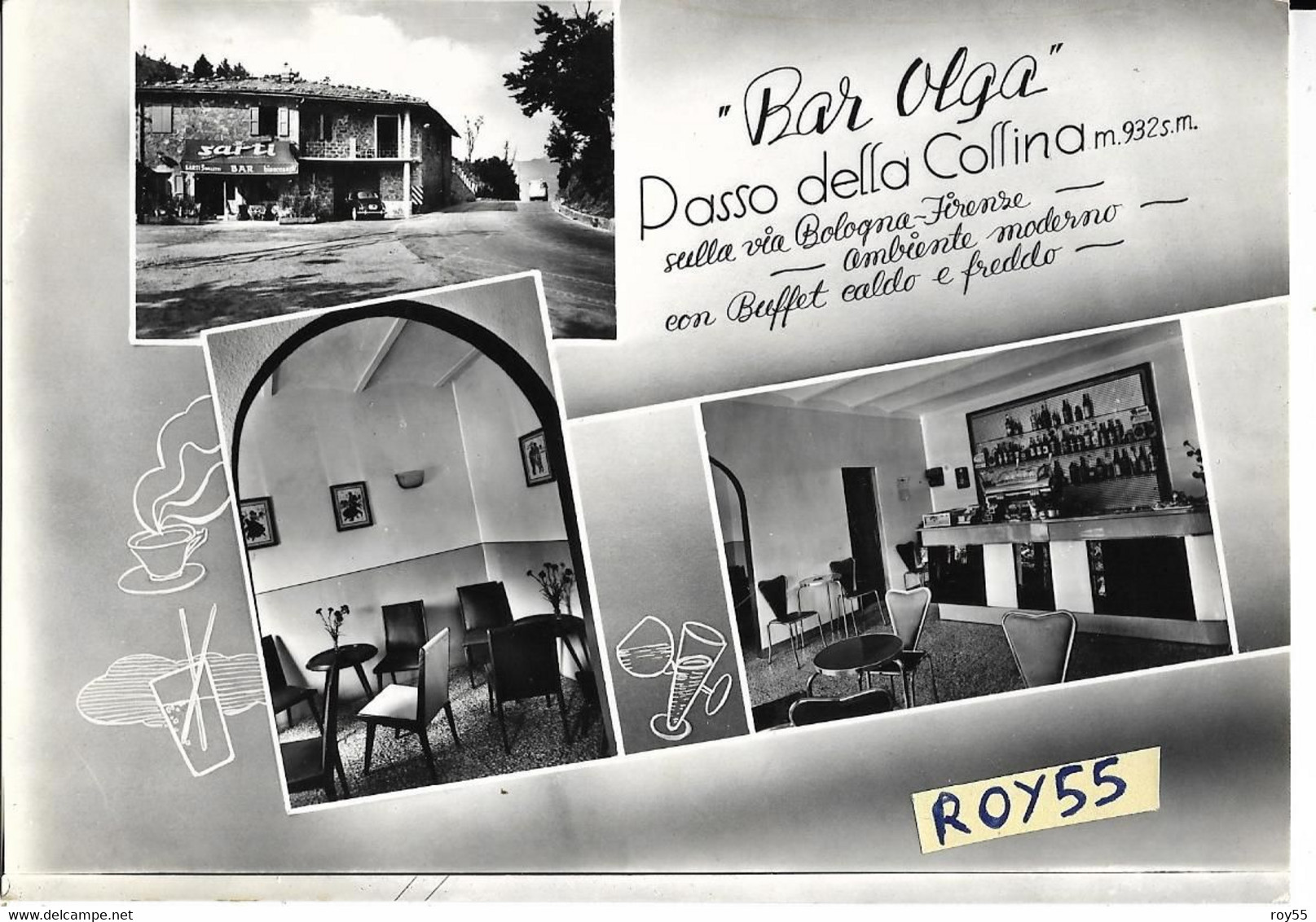 Toscana-pistoia-passo Della Collina Passo Della Porretta Frazione Di Collina Vecchia Vedute Vedutine Bar Olga Animate - Other & Unclassified