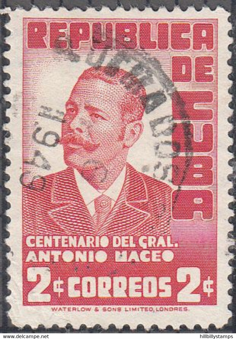 CUBA   SCOTT NO 424   USED  YEAR  1948 - Oblitérés