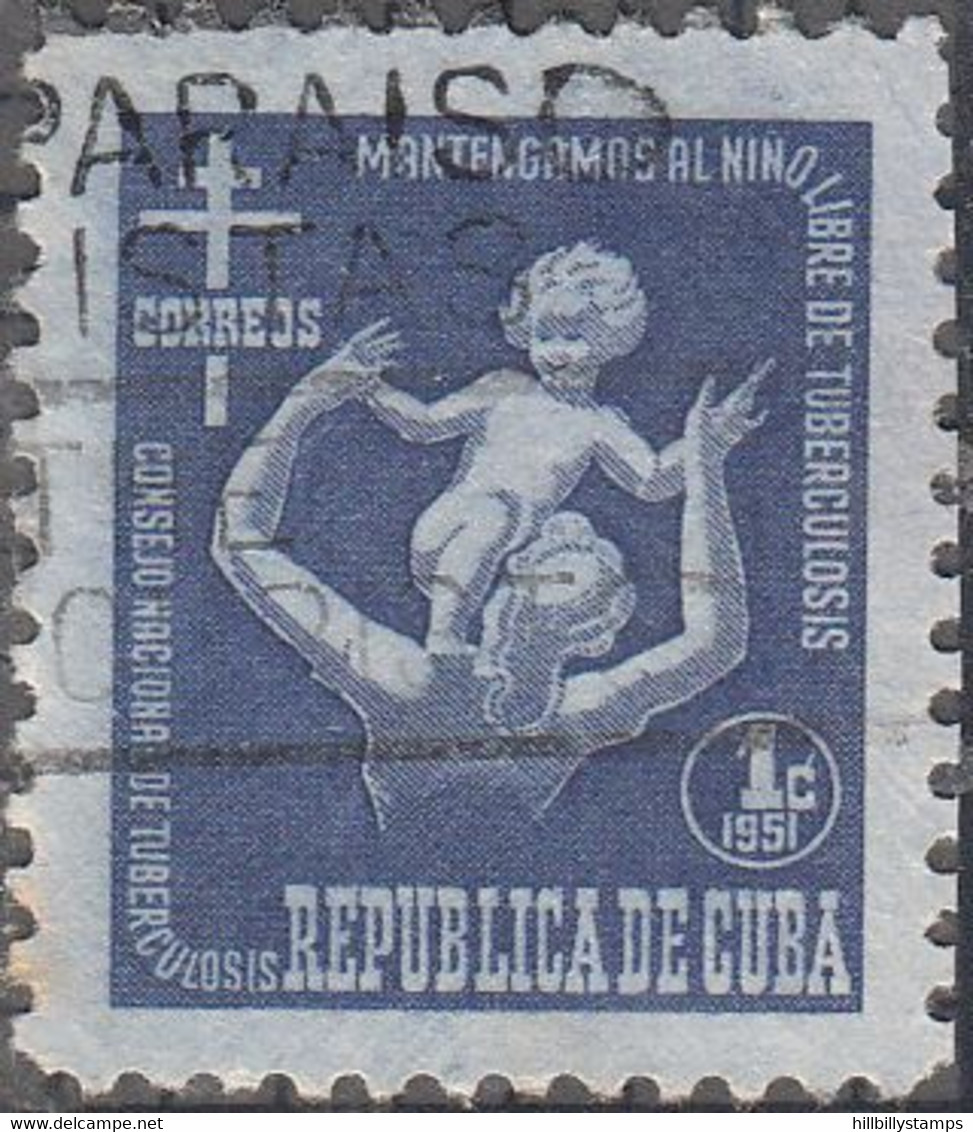 CUBA   SCOTT NO RA12  USED  YEAR  1951 - Oblitérés