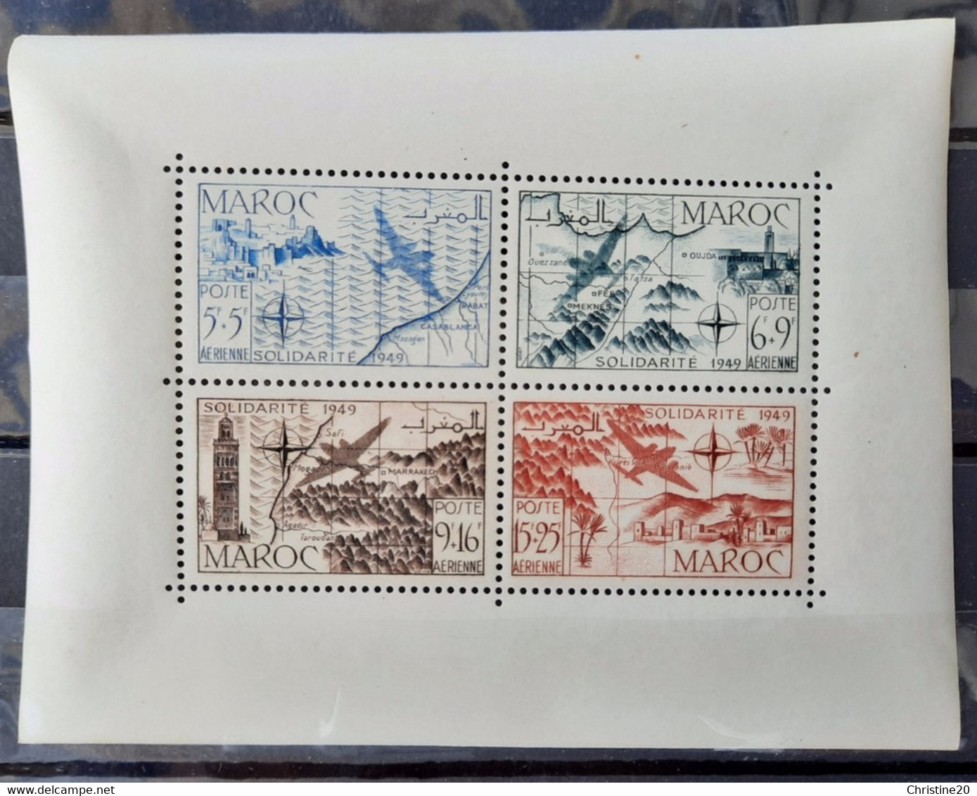 Maroc 1949 BF4 **TB Cote 60€ - Blocs-feuillets