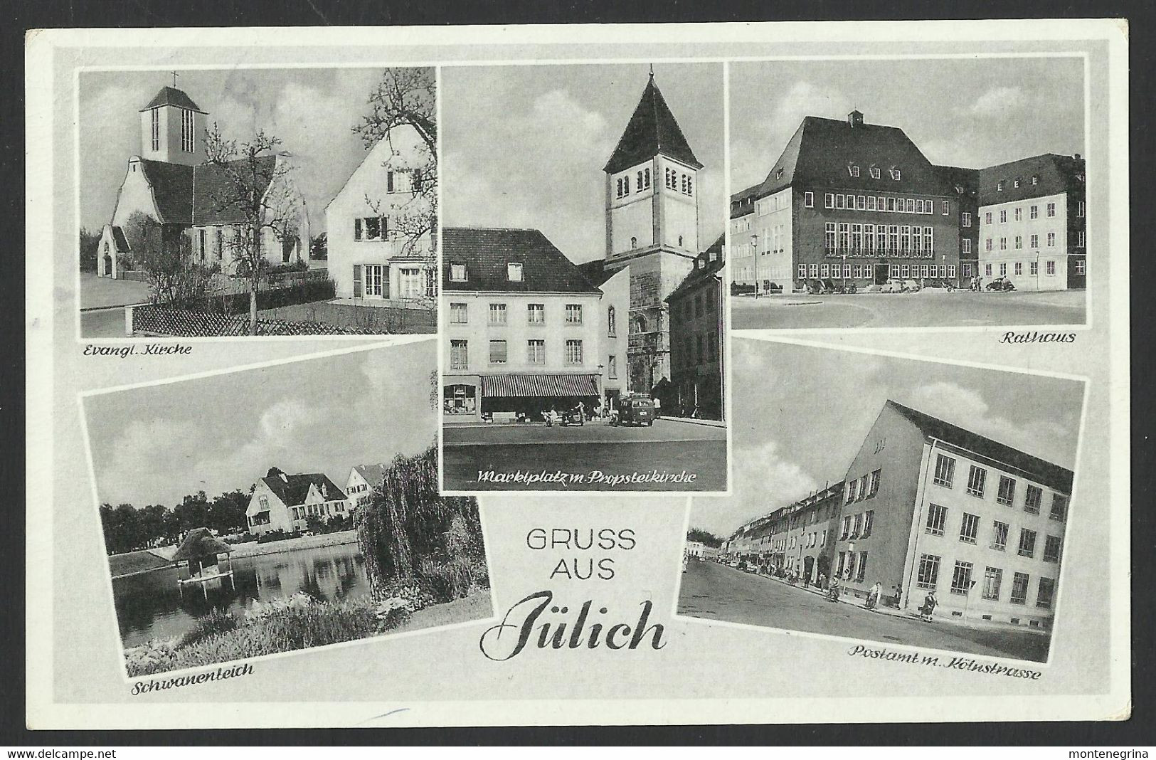 JULICH - Collage More Pictures - Old Postcard (see Sales Conditions) 06507 - Jülich
